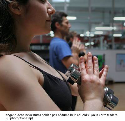 Student of Yoga with Weights